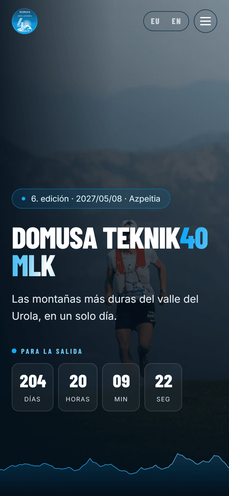 Domusa Teknik 40 MLK: la portada en castellano, con la cuenta atrás hasta la salida